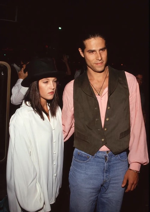 Danny Keough and Lisa Marie Presley